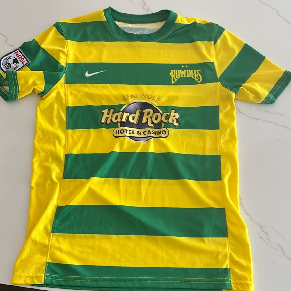 Rowdies soccer game jersey